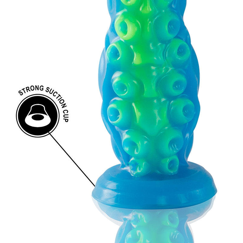 Dildo, Epic Cybersilicock - Scylla Fluorescent Thin Tentacle, Silicon, Small Size